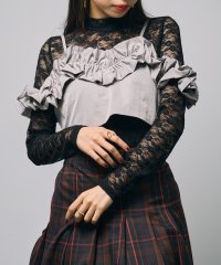 MAISON BREEZE/メゾンブリーズ MAISON BREEZE 【MAISON BREEZE】T/Nタフタ フリルキャミTOPS 32009A332/506863553