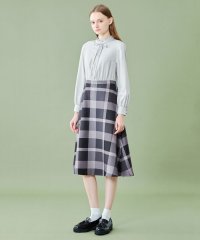 BLUE LABEL CRESTBRIDGE/【WEB限定】クレストブリッジチェッククロッシングビエラコンビドレス/506870980