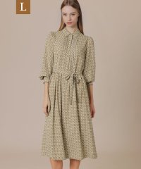 MACKINTOSH LONDON/【L】ジオメトリックシーププリントワンピース/506885102