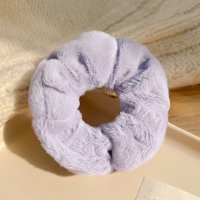 shoppinggo/ショッピングゴー shoppinggo ヘアゴム シュシュ フワフワ フェイクファー 髪飾り こども ホワイト おしゃれ 可愛い かわいい カジュアル フェミニ/506937265