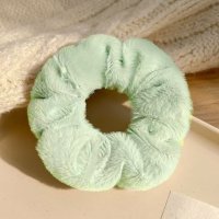 shoppinggo/ショッピングゴー shoppinggo ヘアゴム シュシュ フワフワ フェイクファー 髪飾り こども ホワイト おしゃれ 可愛い かわいい カジュアル フェミニ/506937265