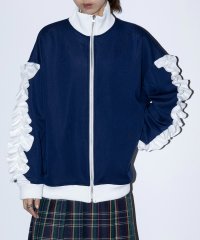 MAISON BREEZE reveur/MAISON BREEZE reveur フリルスリーブ トラックジャケット ライトアウター 長袖 ジャンパー スタンドカラー フリル 214009/506937422