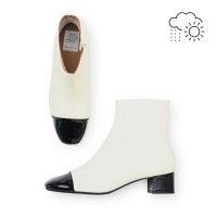 Emma Francis/【レイン対応】エマ フランシス Emma Francis 3cmヒール レザー x エナメル ブーツ/506937584