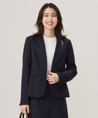 J.PRESS LADIES/【セットアップ対応】ウールスムース ノーカラー ジャケット/506938046