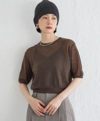 SHIPS WOMEN/Wai＋:〈手洗い可能〉モヘヤブレンド 半袖 プルオーバー/506940238