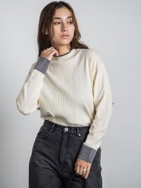 MAYSON GREY/メイソングレイ MAYSON GREY 配色ラメハイネックニットプルオーバー≪手洗い可能≫/506940913