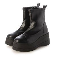 ITALICO/イタリコ ITALICO 厚底ソール ストレッチ ショートブーツ/506941412