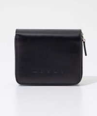 MARNI/マルニ MARNI PFMI0096Q0 P5298 二つ折り財布 COMPACT ZIP AROUND メンズ コンパクト レザー ミニ財布/506942211