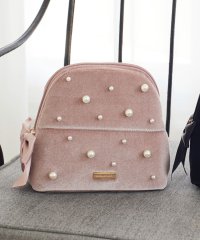 Maison de FLEUR/メゾン ド フルール Maison de FLEUR ベロアパールスタンドポーチ/506942970