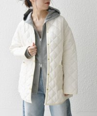 SHIPS any WOMEN/Traditional Weatherwear: ARKLEY キルティング ミドル ノーカラー コート/506944234