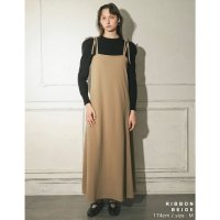Re:EDIT/リエディ Re:EDIT[新色追加][低身長/高身長/大きいサイズ有][イージーケア]ジョーゼットポンチフレアキャミワンピース/503930601
