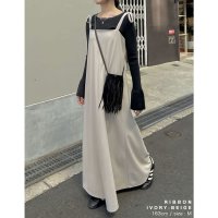 Re:EDIT/リエディ Re:EDIT[新色追加][低身長/高身長/大きいサイズ有][イージーケア]ジョーゼットポンチフレアキャミワンピース/503930601