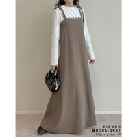 Re:EDIT/リエディ Re:EDIT[新色追加][低身長/高身長/大きいサイズ有][イージーケア]ジョーゼットポンチフレアキャミワンピース/503930601