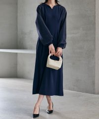 Ranan/ラナン RANAN 袖チュール重ねワンピース/506693020