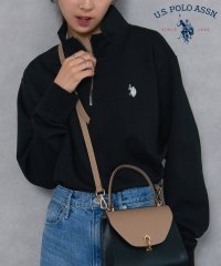 US POLO ASSN/【U.S. POLO ASSN.】ユーエスポロアッスン 90'sダブルフェイスプルオーバー トレーナー ハーフジップ ワンポイント 長袖 スウェット トップス/506893861