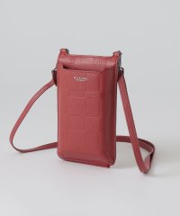 BLACK LABEL CRESTBRIDGE/カラーランエンボスクレストブリッジチェックスマホショルダー/506896717
