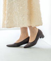 welleg/ウェレッグ welleg ポインテッドトゥ チャンキーヒール パンプス/506922089