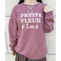 F.i.n.t/フィント F i.n.t 70’sフラワーロゴ発泡プリントスウェット【洗える】(PINKLABEL)/506944833
