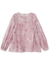 LAUTREAMONT DECLASSE/ロートレアモン デュクラス LAUTREAMONT DE CLASSE ドローイングフラワープリントブラウス/506945123