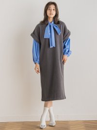 Droite Lautreamont/ドロワット ロートレアモン Droite lautreamont ブラッシュモッサーライトワンピース≪手洗い可能≫/506945124