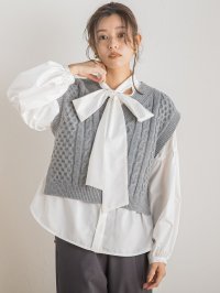 Droite Lautreamont/ドロワット ロートレアモン Droite lautreamont ケーブルベスト≪手洗い可能≫/506945126