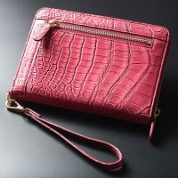 Sawa a la mode/サワアラモード Sawa a la mode 通帳・印鑑もまとめて入るクロコ革多機能ウォレット/506945588