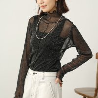 Doux Belle/ドゥー ベル Doux Belle トップス カットソー シアー/506945617