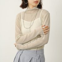 Doux Belle/ドゥー ベル Doux Belle トップス カットソー シアー/506945617