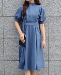 &soiree/アンドソワレ &soiree ウエストタックパフスリーブワンピース/506945626