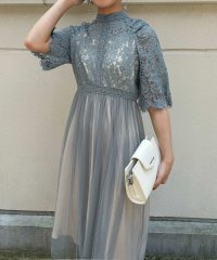 aity/アイティ aity ヴィンテージライクレースチュールドレス 結婚式 パーティードレス オケージョンドレス 同窓会 お呼ばれワンピース/506945627