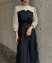 aity/アイティ aity ビスチェ風ラメチュールドレス 結婚式 パーティードレス オケージョンドレス ディナー 同窓会 お呼ばれワンピース/506945630