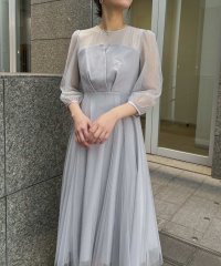 aity/アイティ aity ビスチェ風ラメチュールドレス 結婚式 パーティードレス オケージョンドレス ディナー 同窓会 お呼ばれワンピース/506945630