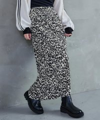 Fashion Letter/ファッションレター Fashion Letter レオパードナロープリーツスカート レオパード柄 豹ヒョウ柄 レディース スカート プリーツ/506945653
