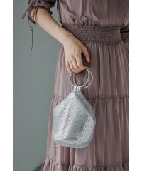 niana/ニアナ niana 2wayメタルメッシュリングハンドルバッグ ショルダー パーティーバッグ フォーマル オケージョン 結婚式 二次会 お呼ばれ/506945683