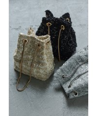 niana/ニアナ niana 2wayツイードスパンコールバッグ 巾着 ショルダー パーティーバッグ フォーマル オケージョン 結婚式 二次会 お呼ばれ/506945684