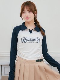 Emsexcite/エムズエキサイト ems excite 襟付きドロストロンTEE/506946012