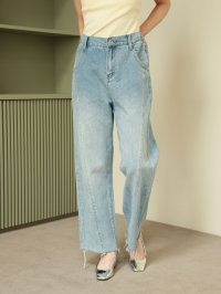 Vicente/ヴィセンテ Vicente Vicente curve wide denim/506947960