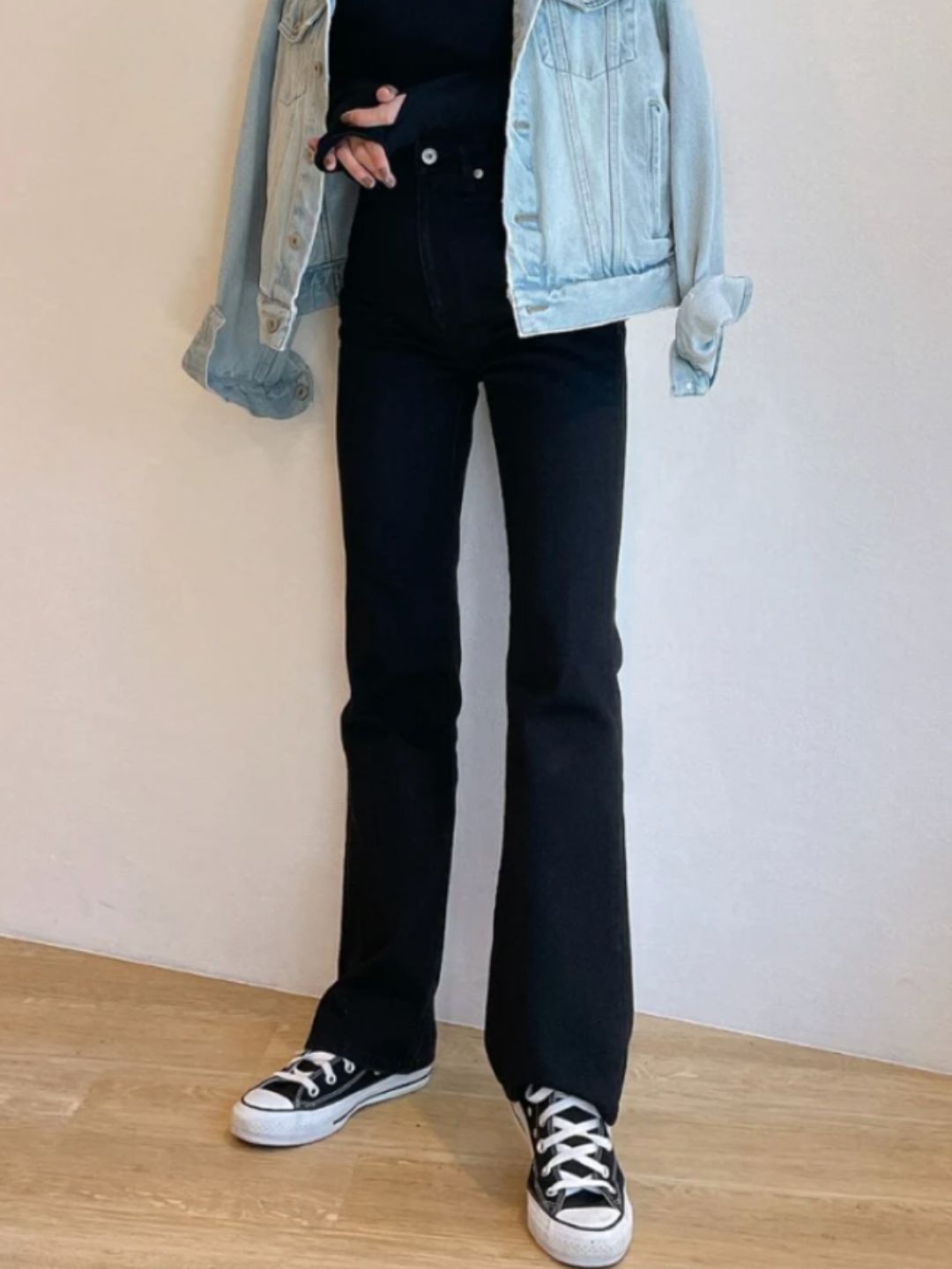 ヴィセンテ Vicente Vicente flare long denim(506948010