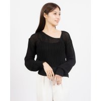 LOEUVRE/ルエブル LOEUVRE V Neck Slit Knit Top/506948099