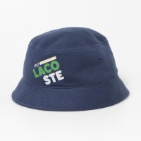 LACOSTE/ラコステ LACOSTE RETRO LOGO PRINT BUCKET HAT/506948383