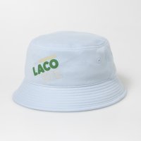 LACOSTE/ラコステ LACOSTE RETRO LOGO PRINT BUCKET HAT/506948383