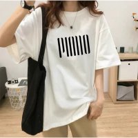 And Kawaii/アンドカワイイ And Kawaii 半袖 ロゴプリント Tシャツ ゆったり 着やせ カジュアルトップス 韓国ファッション/506948576