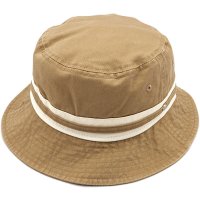 NEW ERA/ニューエラ NEW ERA Bucket－01 STRIPED BAND カーキ/クロームホワイト [14109558 SS24]/506948591