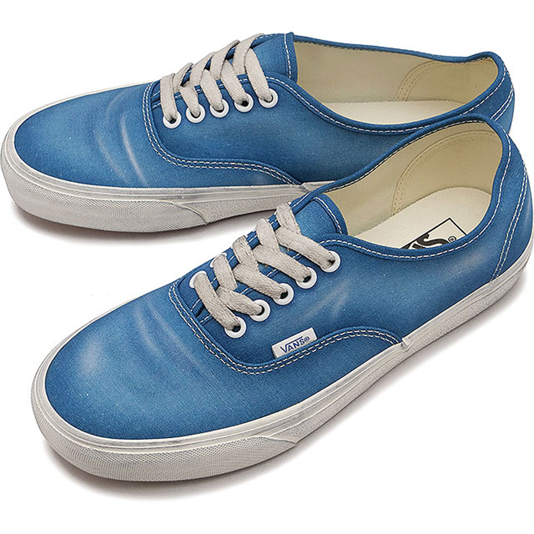 ◆正規品◆VANS AUTHENTIC WAVE WASHED BLUE◆関税込◆男女共用 VANS バンズ スニーカー AUTHENTIC WAVE WASHED BLUE