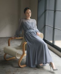 GIRL/ガール GIRL オーガンジー切り替えシフォンロング マーメイド 結婚式 ワンピース パーティードレス/506948702