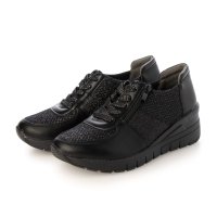 unpetit/アンペティット unpetit 厚底ソール ビジュー付き サイドファスナー スニーカー レディース/506949105