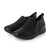 unpetit/アンペティット unpetit 厚底 ビジュー サイドゴア ローカット スリッポン スニーカー レディース/506949106