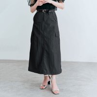 KiraKiraShop/キラキラショップ KiraKiraShop スカート《ドロストナイロンカーゴスカート 全4色 3サイズ》 ［job0033］/506949115