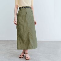 KiraKiraShop/キラキラショップ KiraKiraShop スカート《ドロストナイロンカーゴスカート 全4色 3サイズ》 ［job0033］/506949115