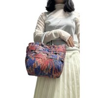 Tomieco/トミエコ Tomieco カラフル編み込みバッグ パイピング仕様でオシャレ度アップ/506949155